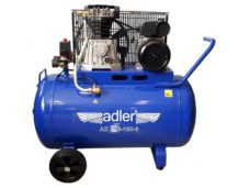 Sprężarka kompresor powietrza dwucylindrowy jednostopniowy Adler AD348-100-3 10bar Elmat Lublin serwis części