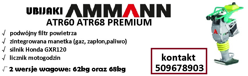 Ubijaki Ammann ATR60 ATR68 Premium promocja Elmat Lublin serwis części